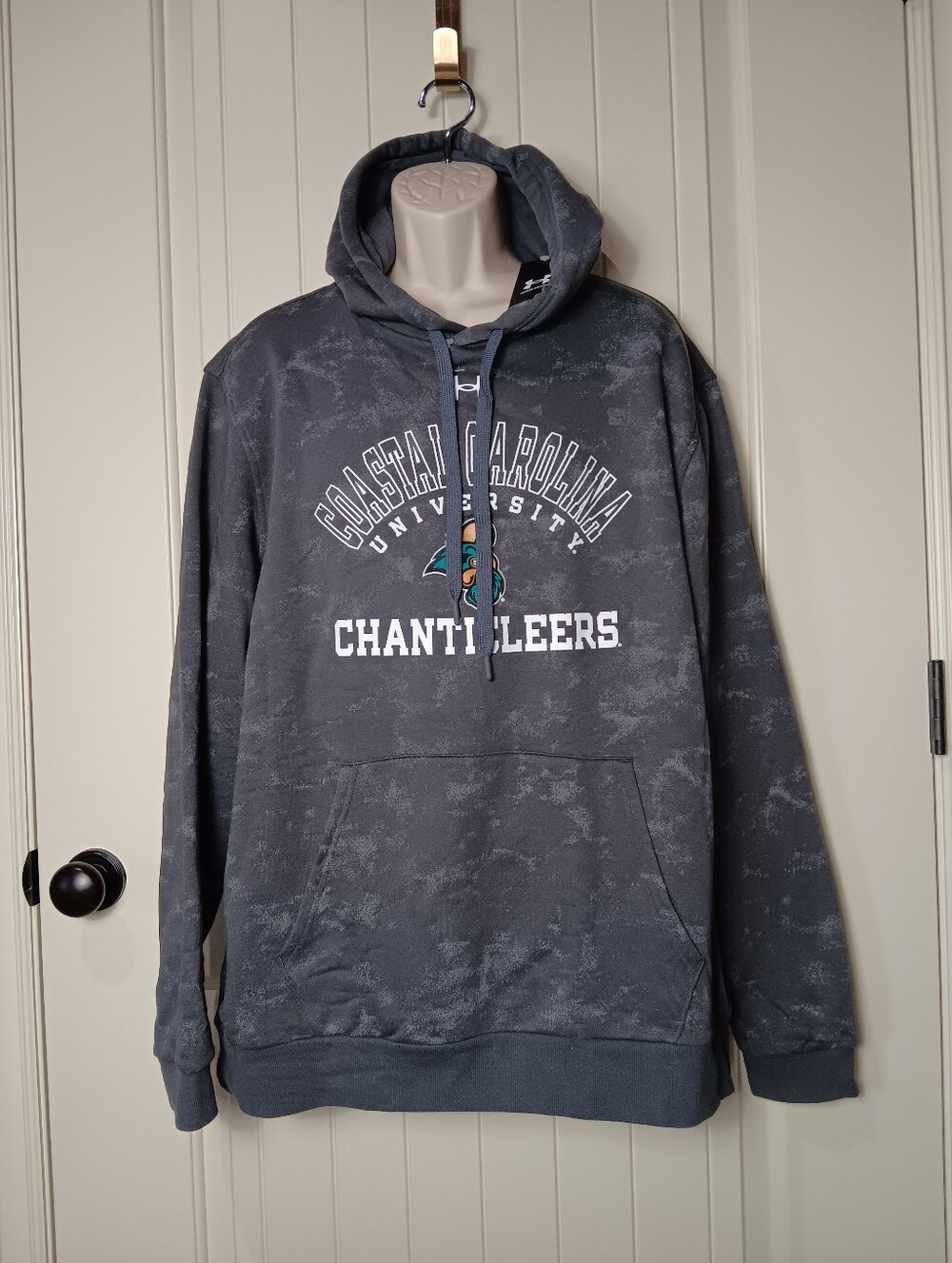 NWT Under Armour Men's Coastal Carolina University Chanticleers Hoodie Size 2XL